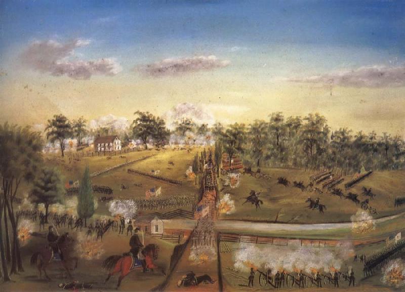 unknow artist Attack at Seminary Ridge,Gettysburg oil painting picture